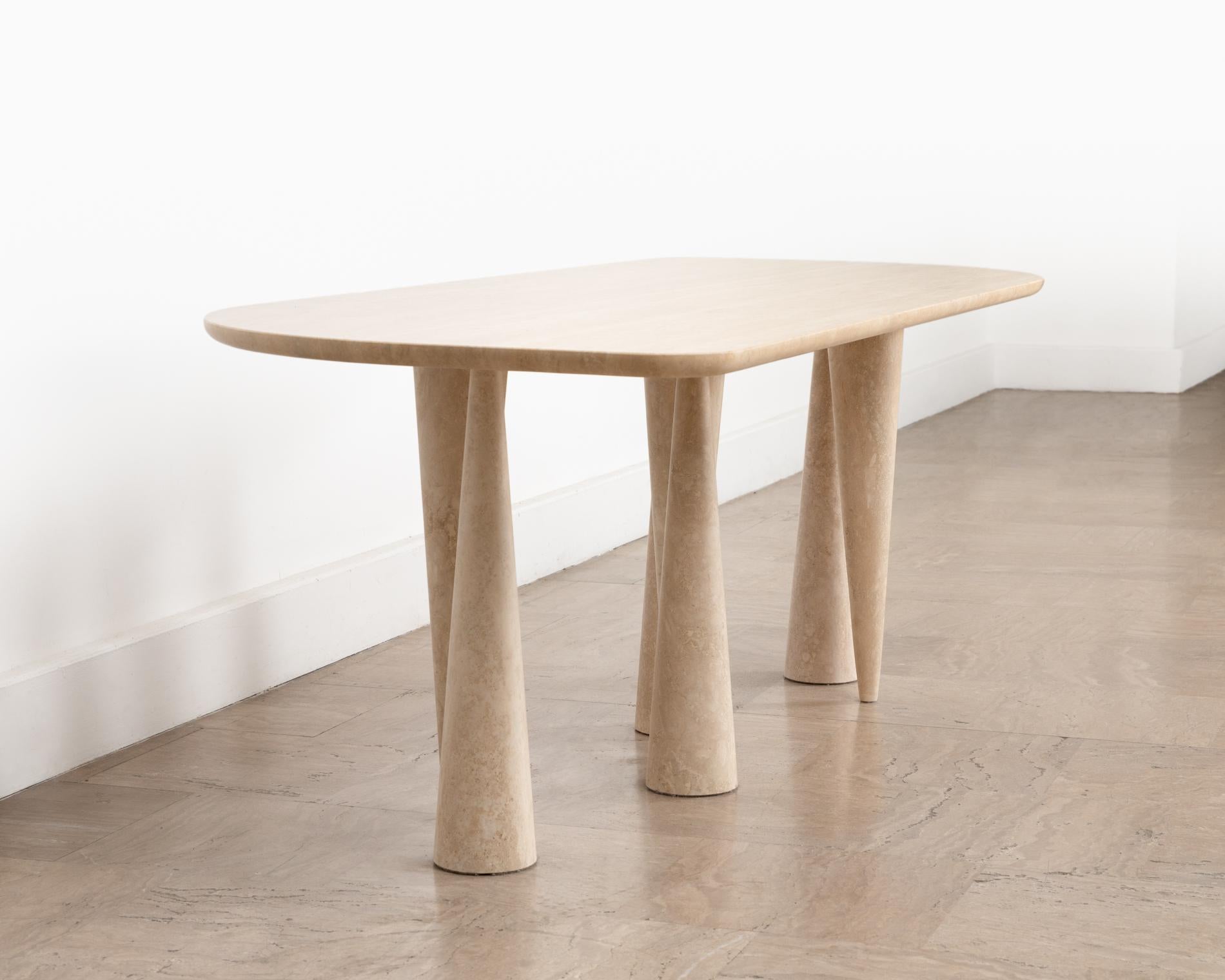 French Silvia Medium Dining Table by Moure Studio For Sale