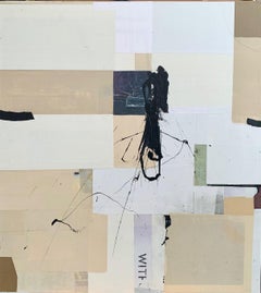WABI SABI #48 - brown and grey abstract painting