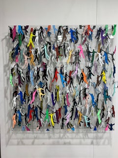 Finally Seeing Each Other Silvia Strobos-Buch - Abstract Contemporary painting