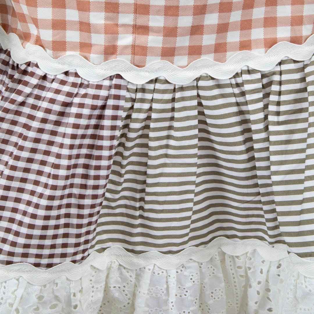 Silvia Tcherassi Falda midi de parches en capas Talla M en Bueno estado para la venta en London, GB