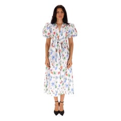 Vestido de seda estampada Silvia Tcherassi