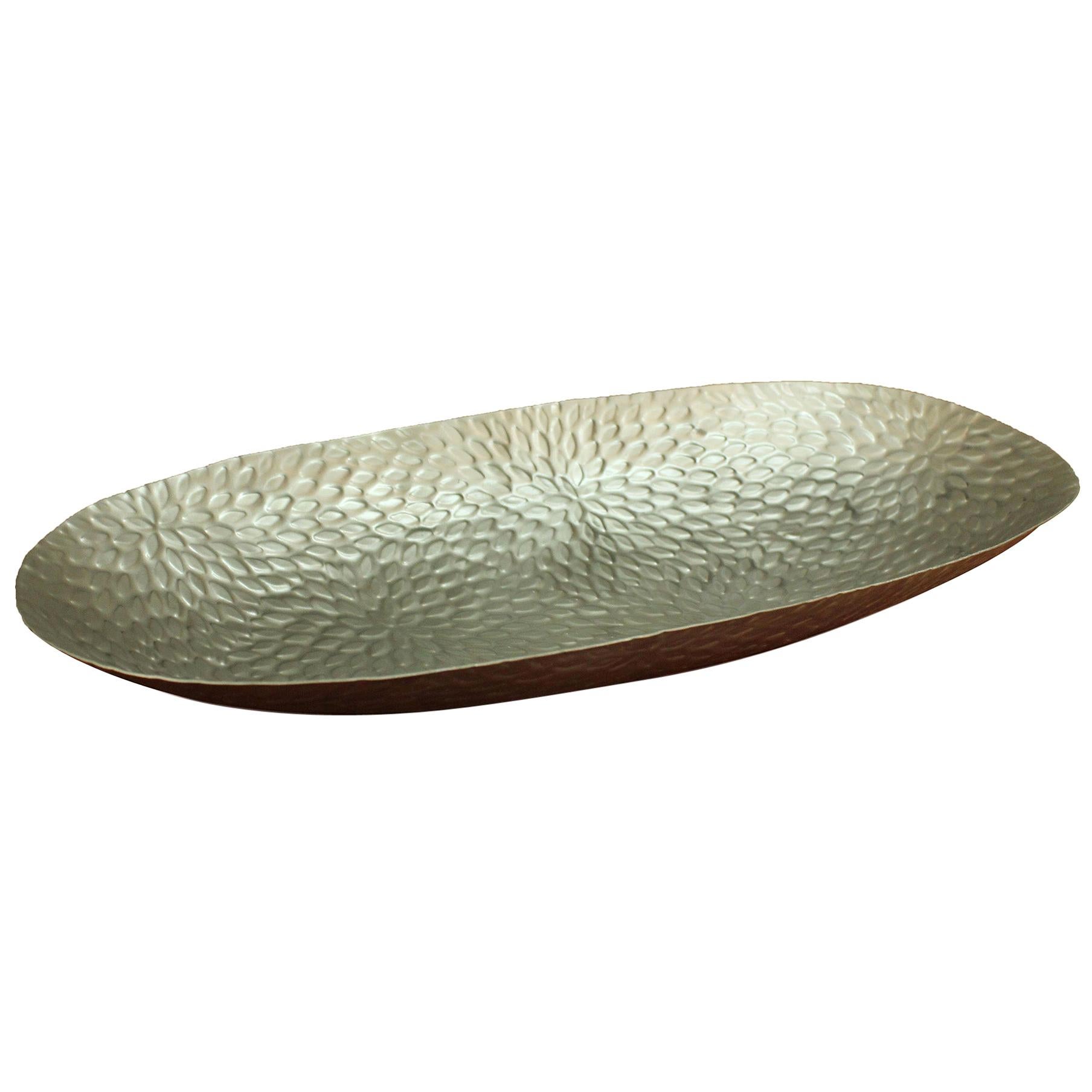 Silvia Tray in Matte Steel by CuratedKravet