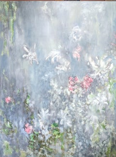 Blossoms Like Snow, Painting, Oil on Canvas