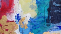 Momento brillante y dorado, Pintura, Acrílico sobre lienzo