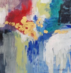 Momento brillante y dorado, Pintura, Acrílico sobre lienzo