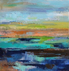 Del Mar Sunset II, Painting, Acrylic on Canvas