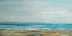 July Seacoast, Painting, Acrylic on Canvas