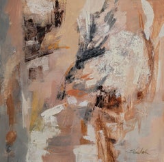 Antigua puerta de granero, Pintura, Acrílico sobre lienzo