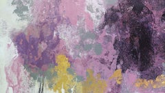 Plum Monotype, Painting, Acrylic on Canvas