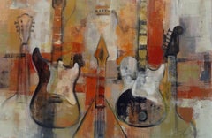Rock and Roll Rhythm, Painting, Acrylic on Canvas