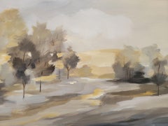 Rustic Landscape, Painting, Acrylic on Canvas