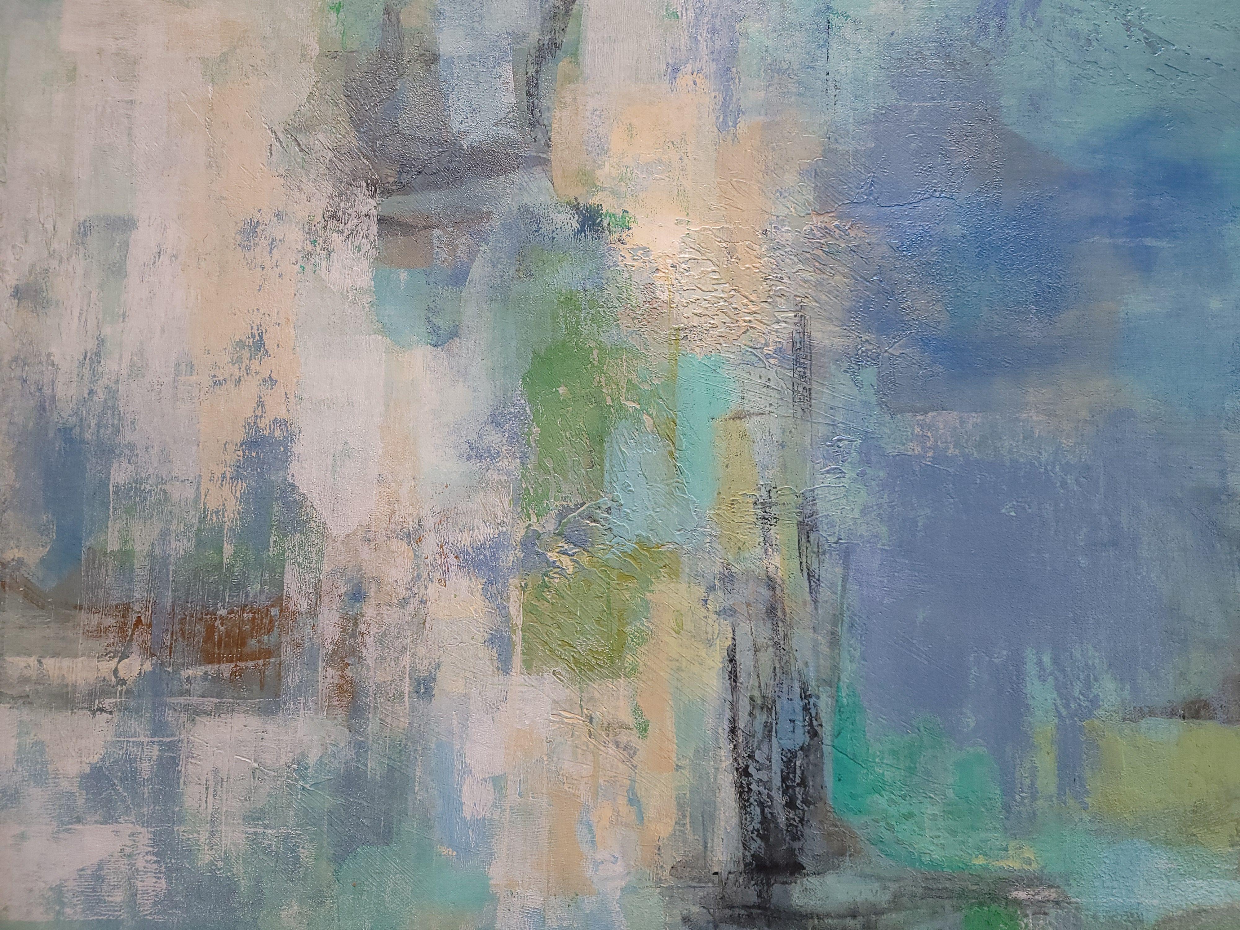 Porto di primavera, Pittura, Acrilico su tela - Painting Astratto di silvia vassileva