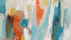 Steps on Sand I, Painting, Acrylic on Canvas