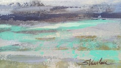 Teal Wave I, Painting, Acrylic on Canvas