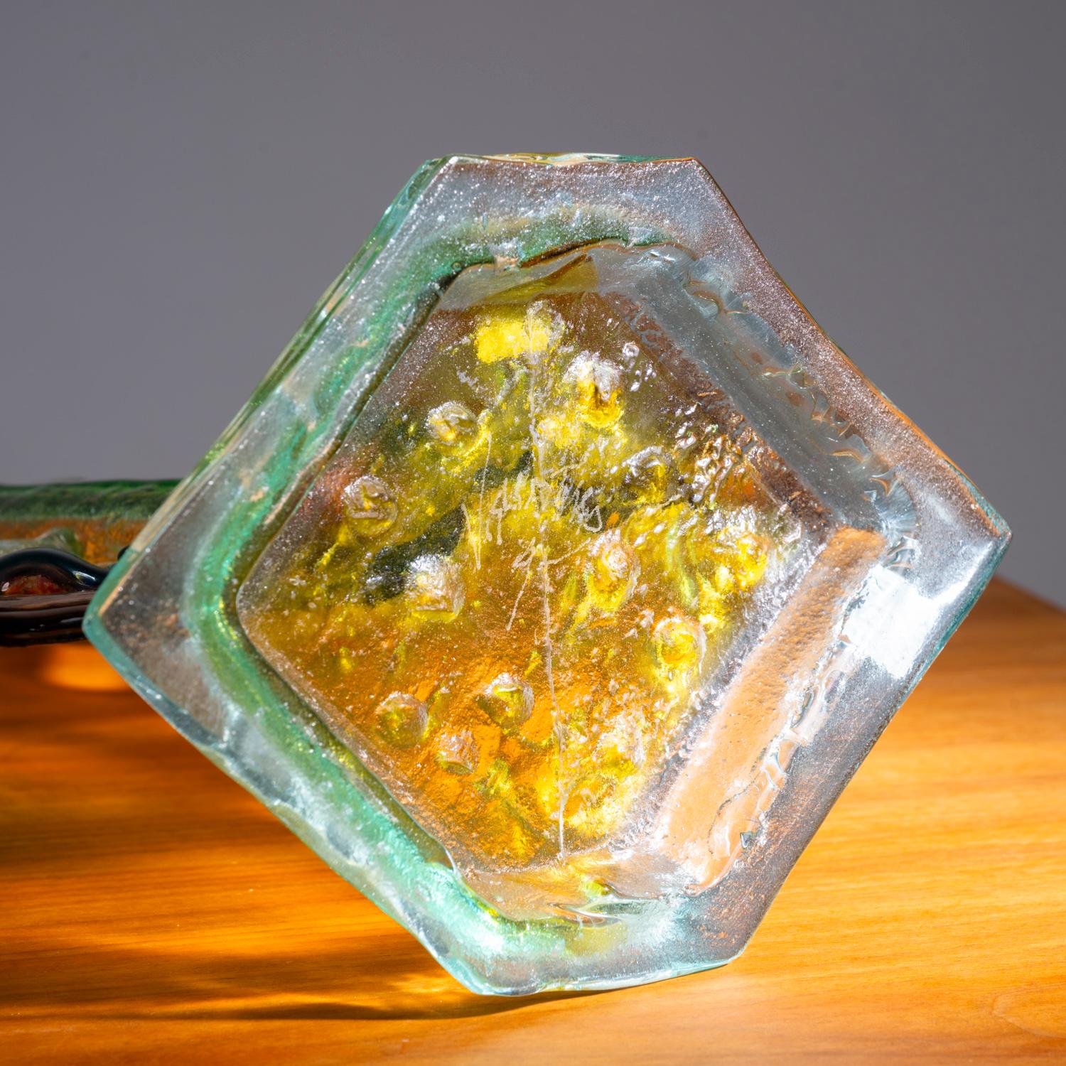 Silvio Vigliaturo scultura in vetro multicolore a fusione, Murano, iTALY, 1994 in vendita 8