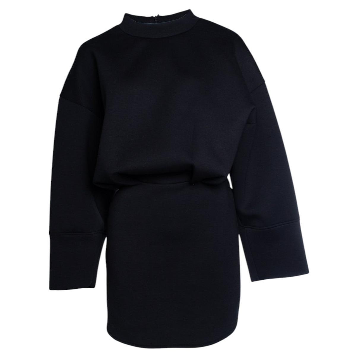 Silvian Heach, Black balloon scuba dress