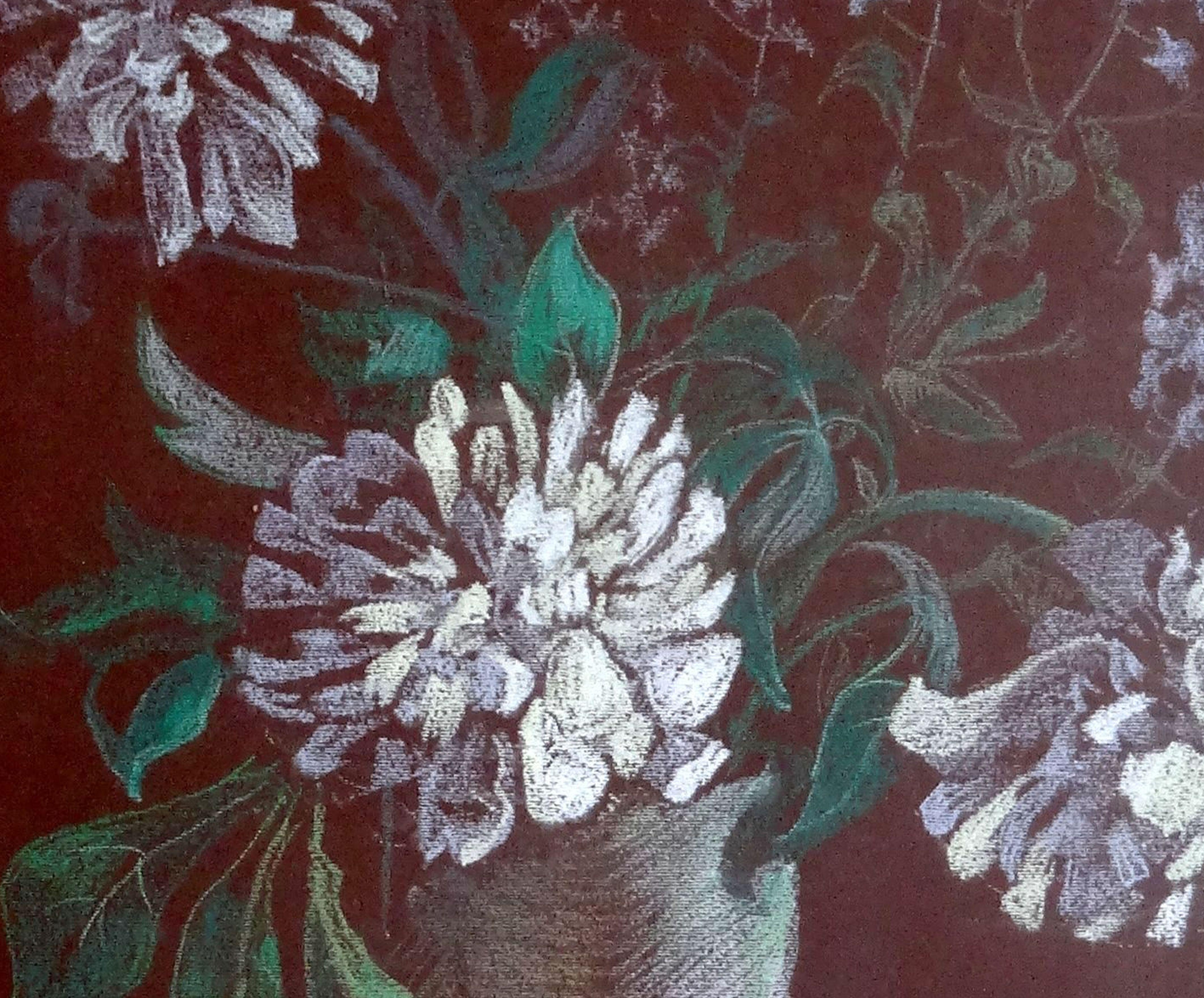 Fiori. 2007, carta, pastello, 90x65 cm - Art Impressionismo di Silvija Auere