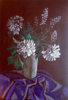 Flowers. 2007, paper, pastel, 90x65 cm