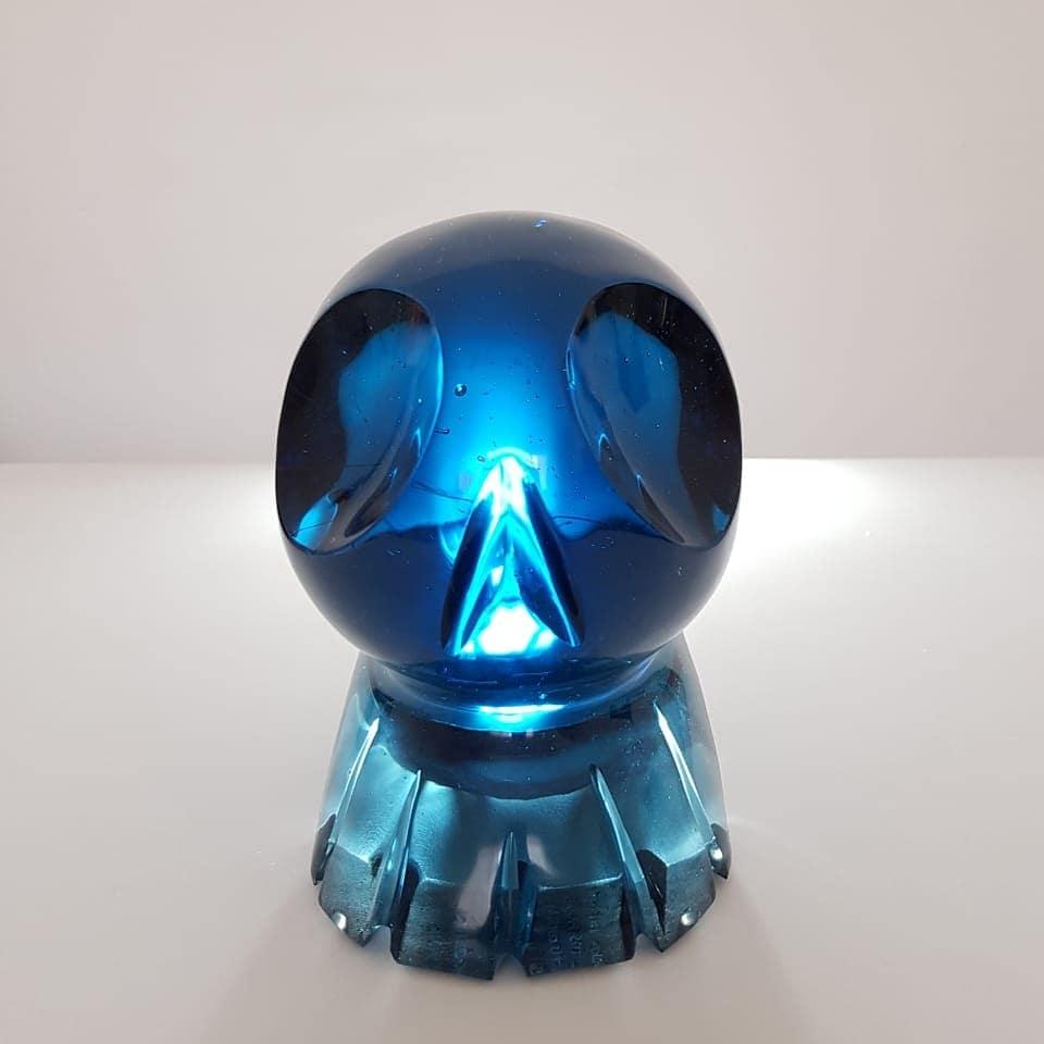 Silvino Lopez Tovar Abstract Sculpture - Silvino Lopeztovar, Alieno, rock crystal, 2018