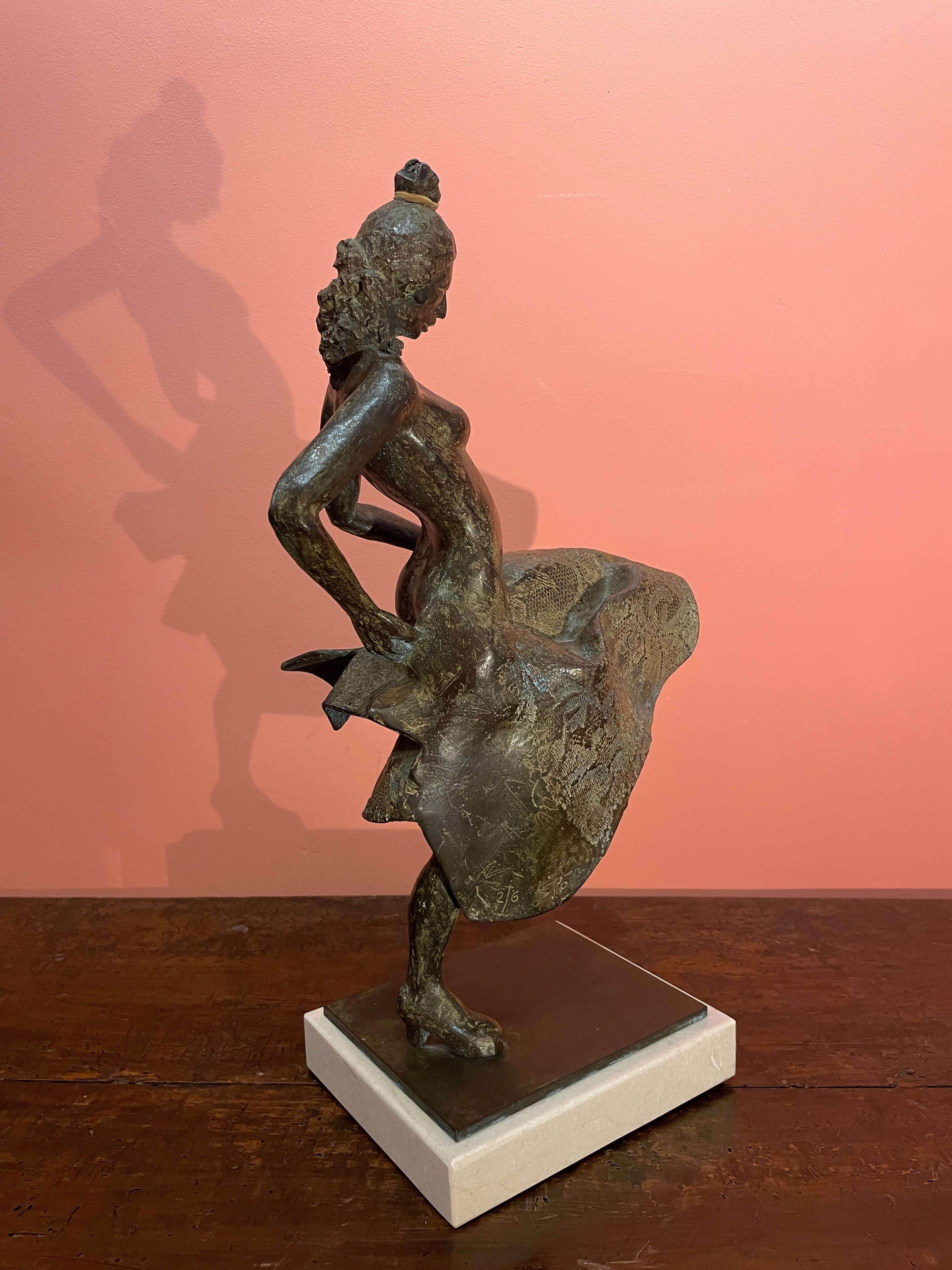 Bronze Silvino POZA, Zambra en vente