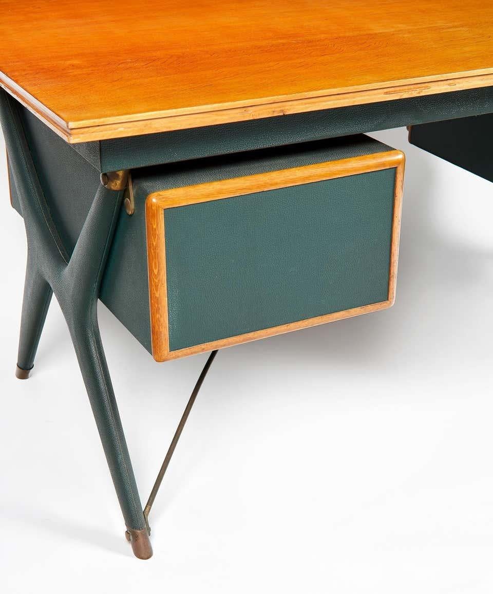 Italian Silvio Berrone, Desk from the Bialetti Building, 1955–1956