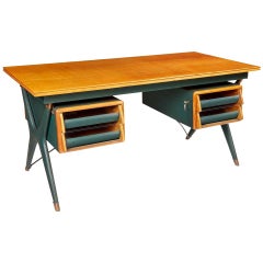 Vintage Silvio Berrone, Desk from the Bialetti Building, 1955–1956
