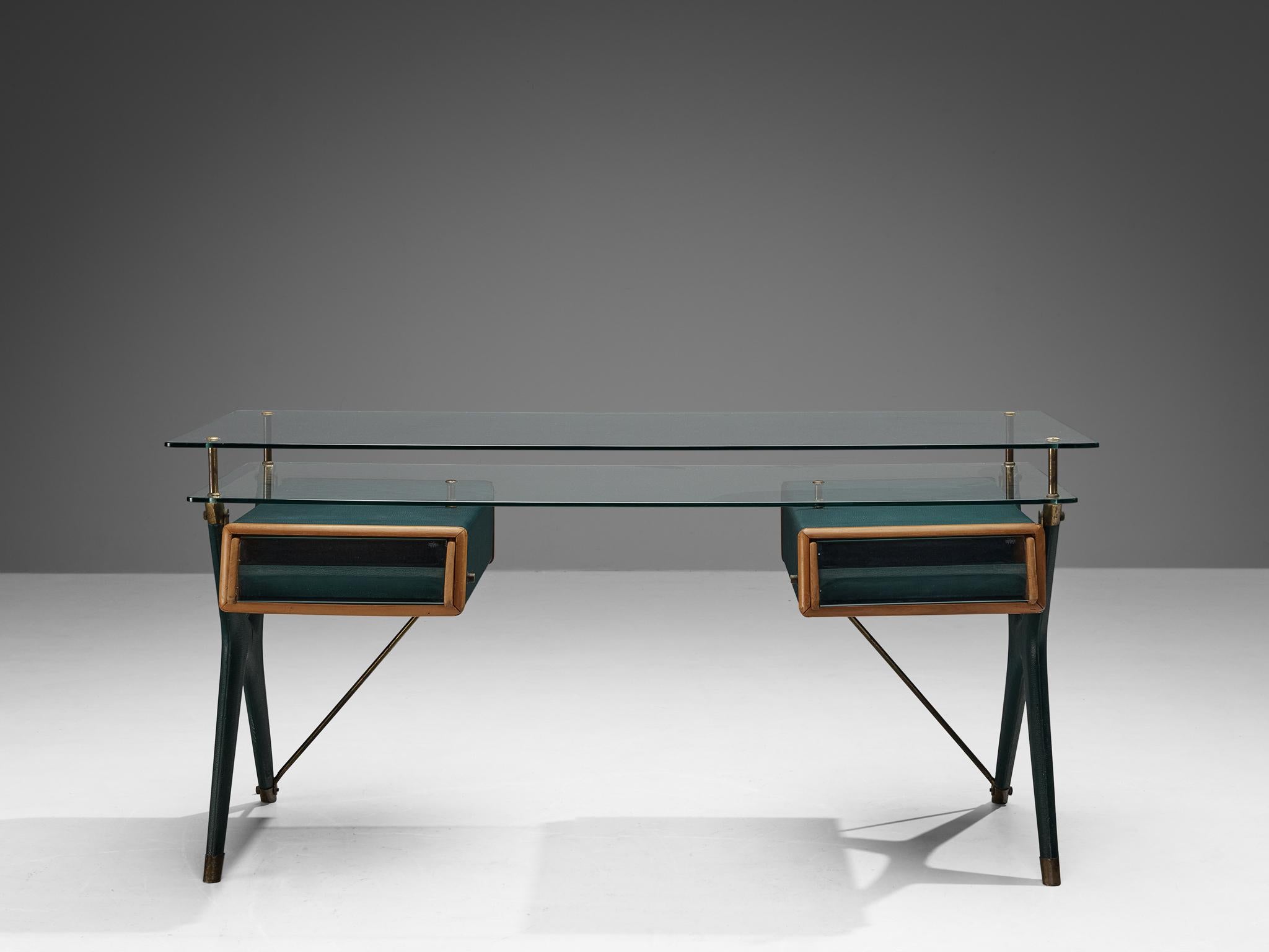 Italiano Silvio Berrone per Bialetti Headquarters Free Standing Writing Desk