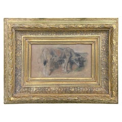 Silvio Bicchi (1874-1948), La Mucca, Die Kuh