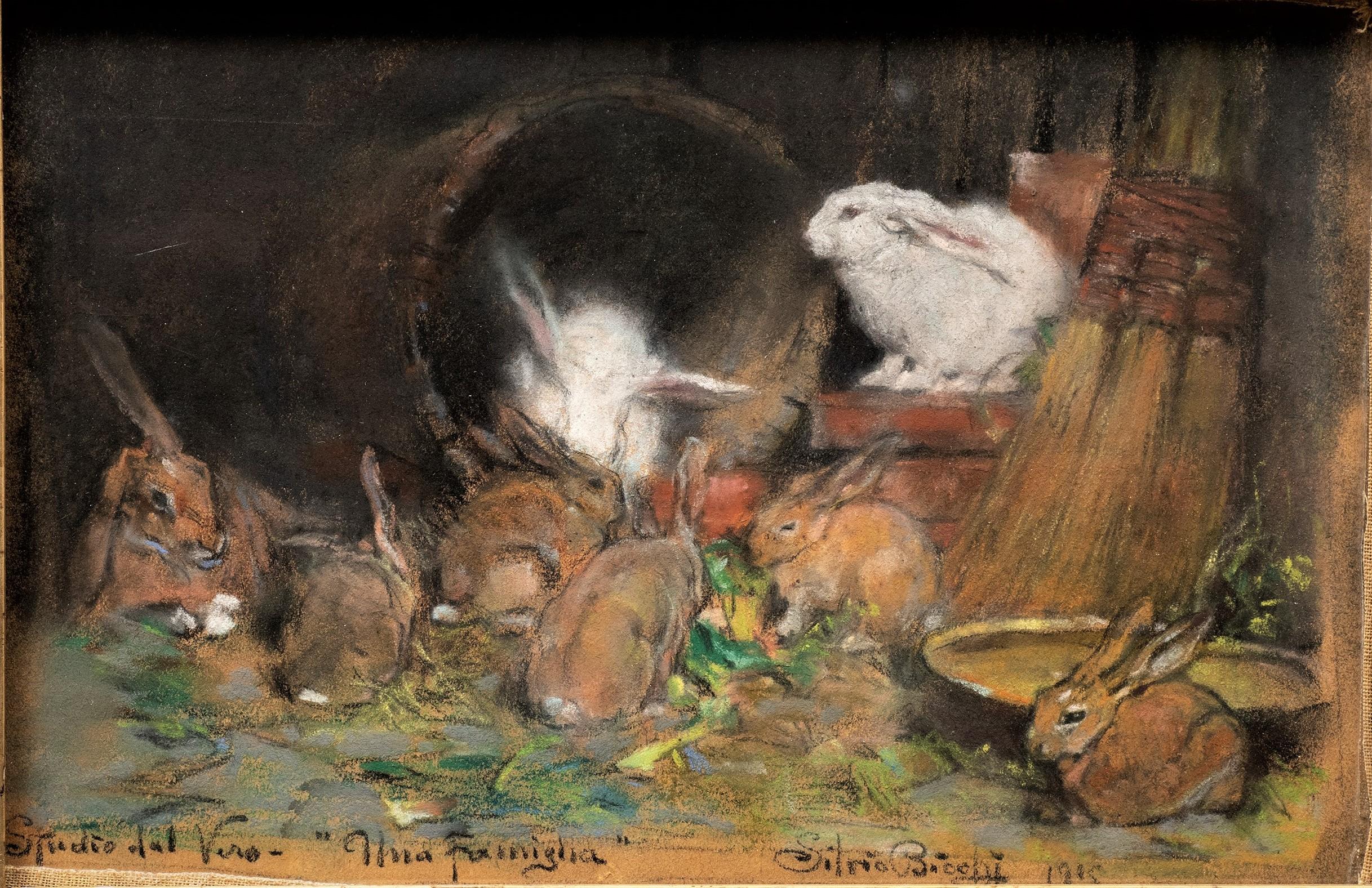 the rabbit family painting
