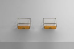 Silvio Cavatorta bed cabinets pair Italy 1958