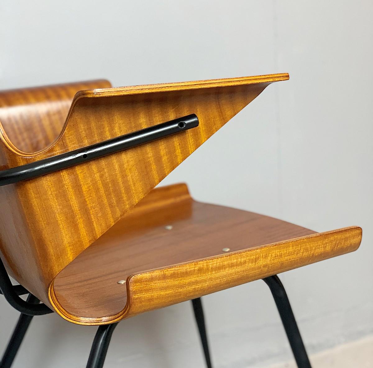 Silvio Cavatorta Desk Chair In Good Condition In Brussels, BE