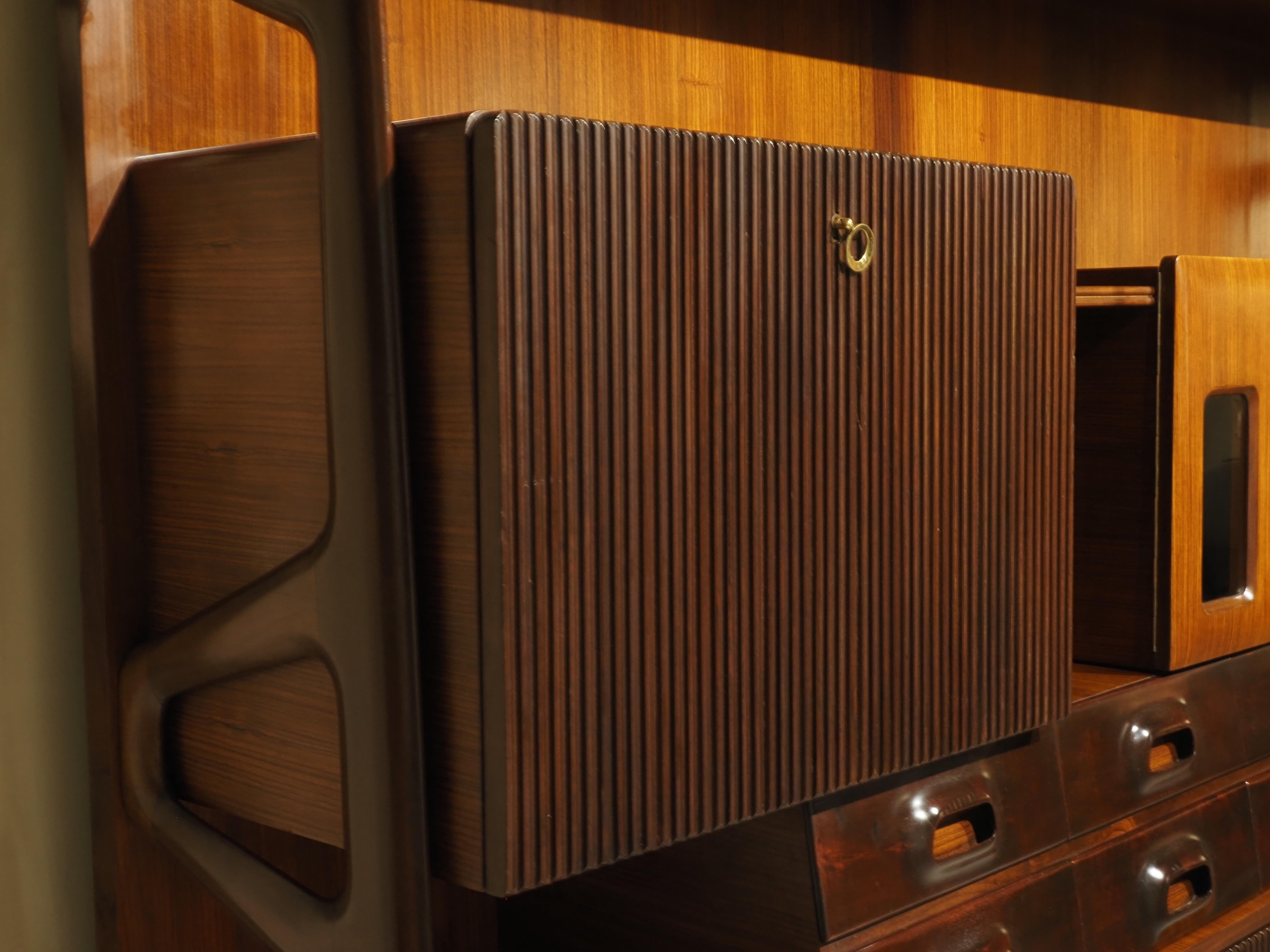 Silvio Cavatorta Gabinete modernista italiano Madera en venta