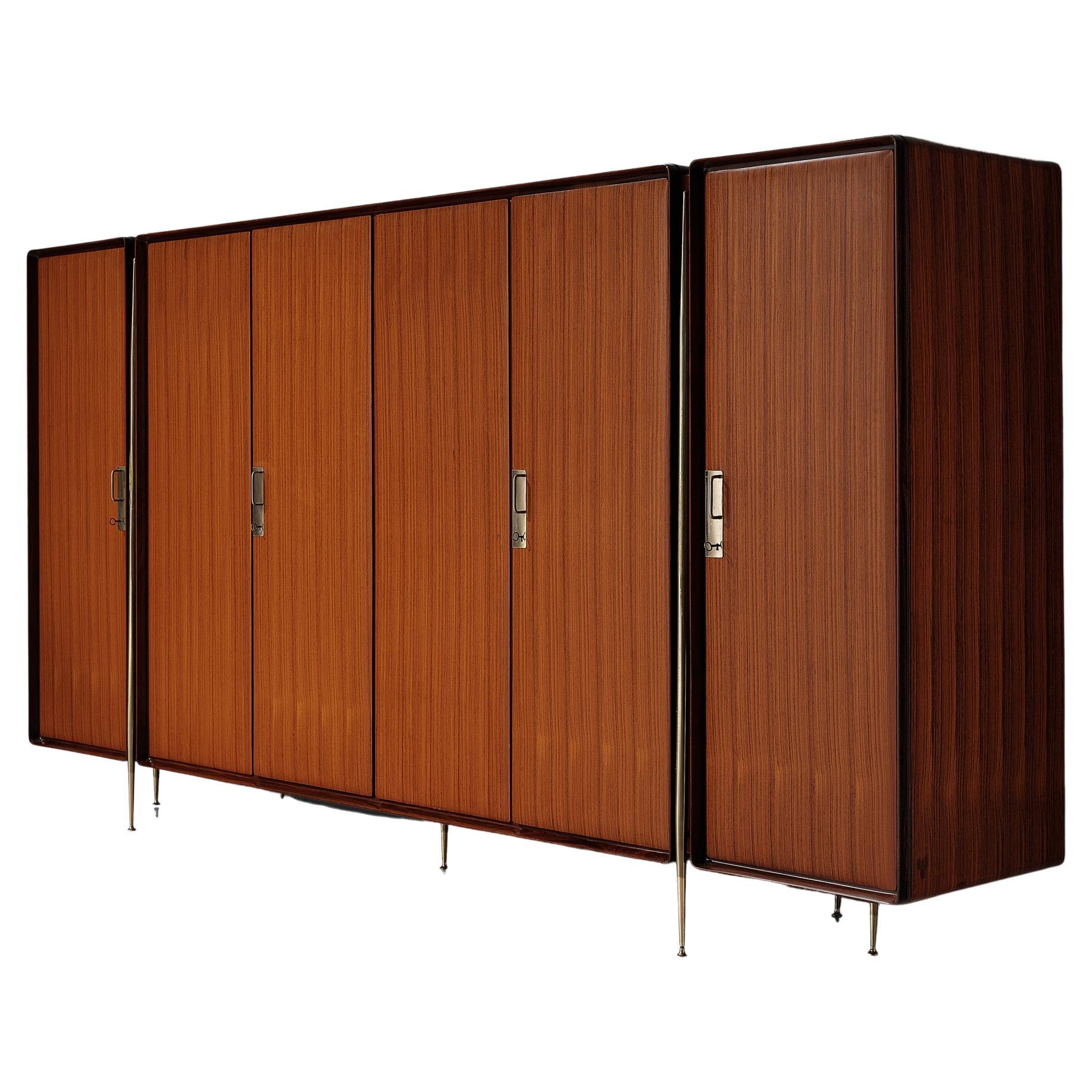 Silvio Cavatorta Large Highboard in Mahogany