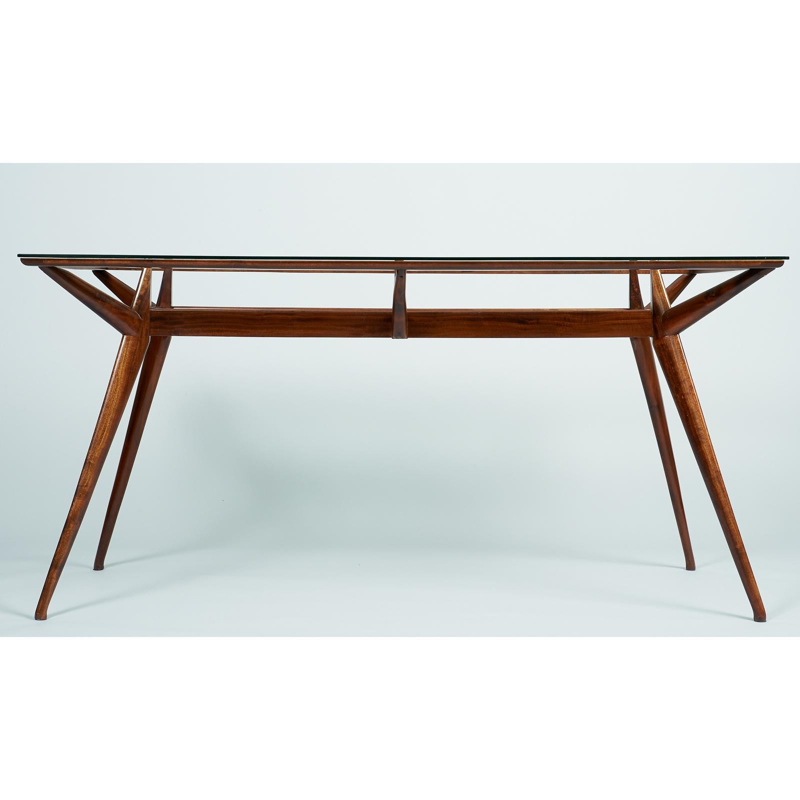 modern mahogany dining table