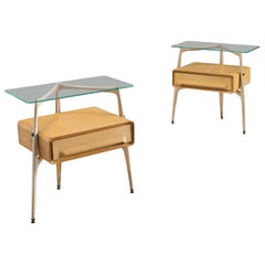 Silvio Cavatorta Pair of Side Tables, circa 1955