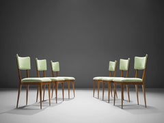 Silvio Cavatorta Set of Six Dining Chairs, circa 1950s
