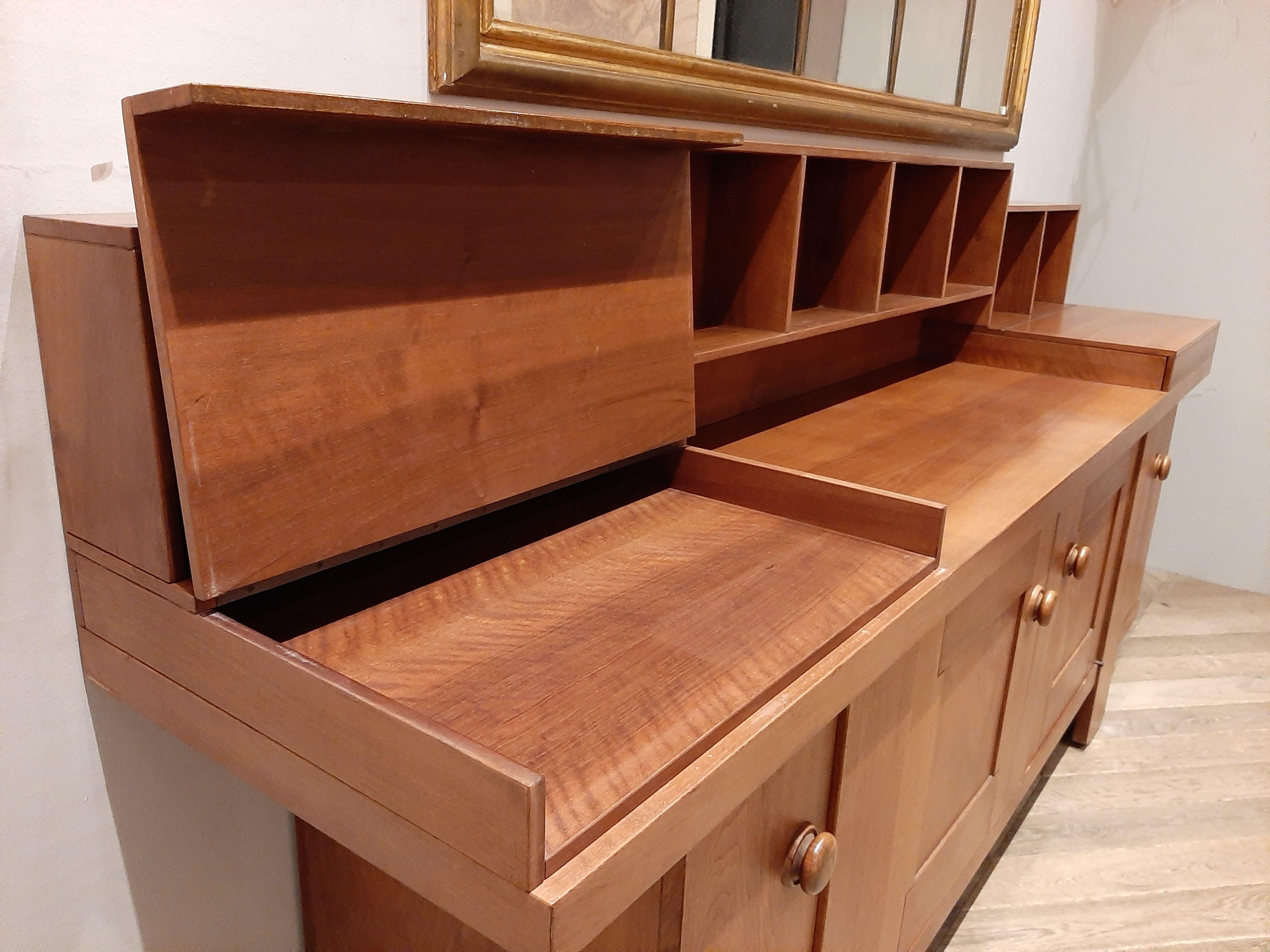 Mid-Century Modern Silvio Coppola Buffet Cabinet, Italian, 1960s For Sale