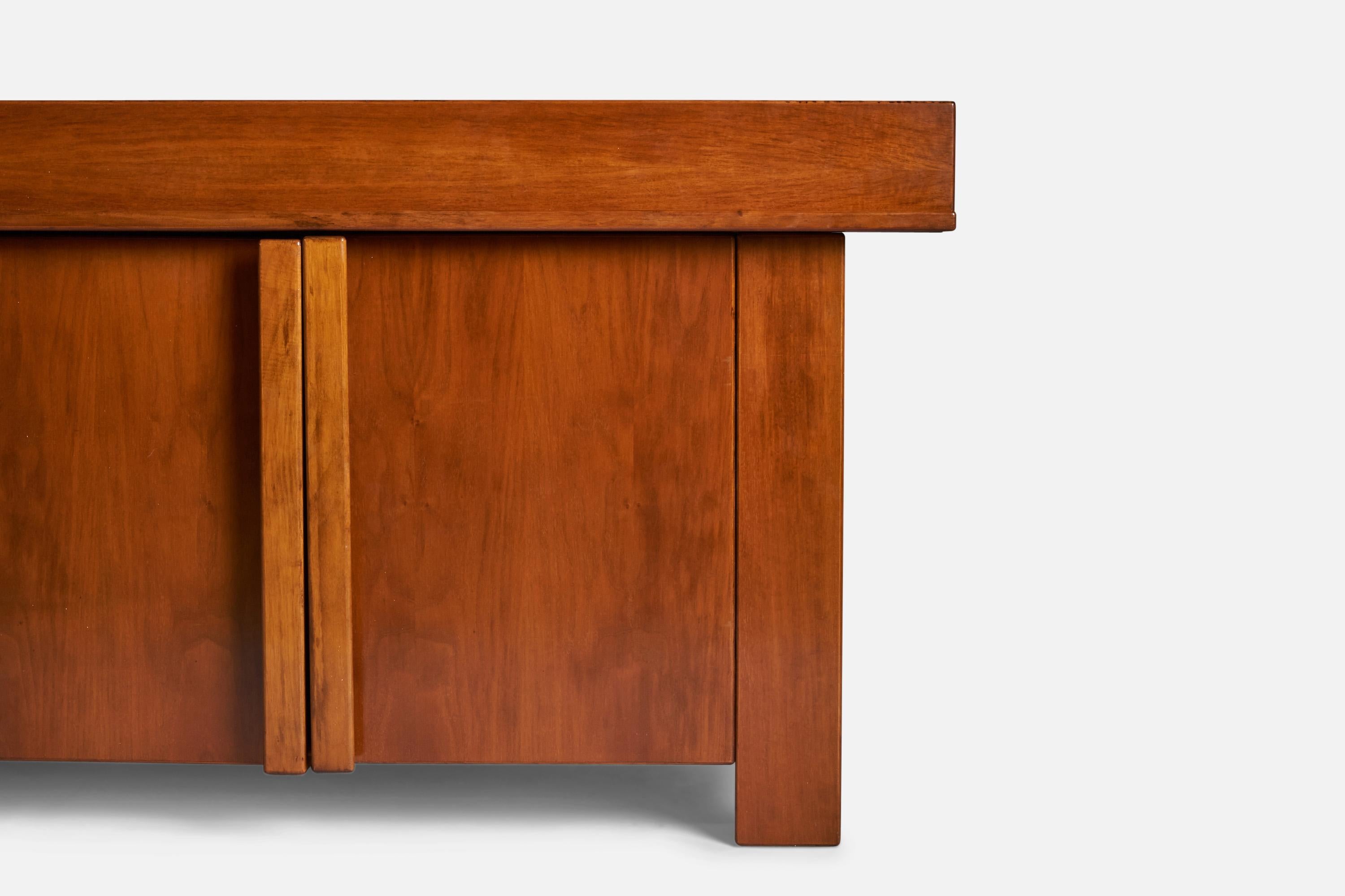 Silvio Coppola, Cabinet, Walnut, Italy, 1960s In Good Condition For Sale In High Point, NC
