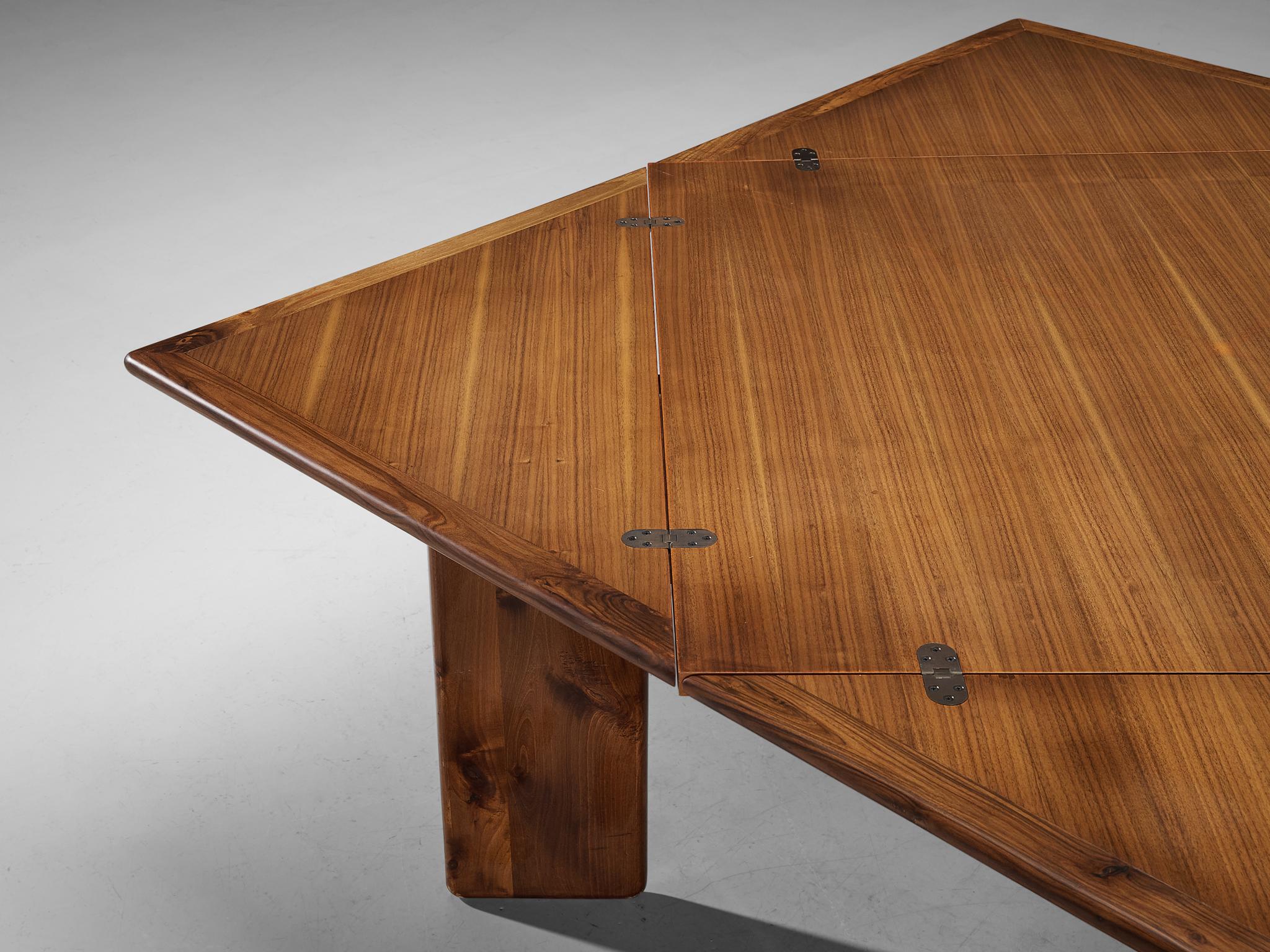 Silvio Coppola for Bernini Extendable Dining Table in Walnut 3