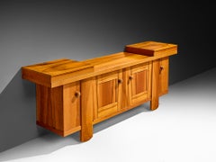Silvio Coppola für Bernini, großes Sideboard aus Nussbaumholz