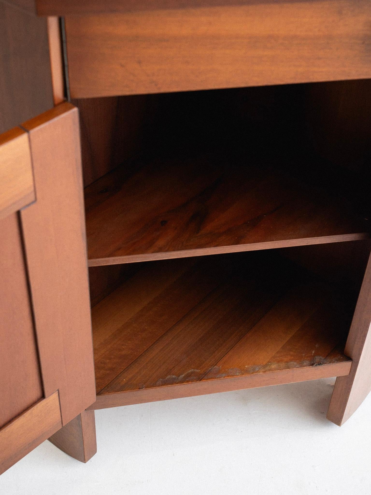 Silvio Coppola for Bernini Mid Century Italian Credenza 2