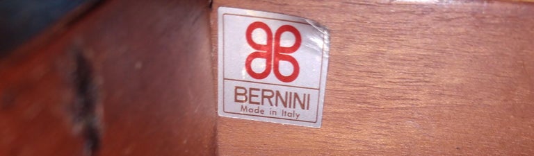 Silvio Coppola for Bernini Sideboard in Walnut, Italy, 1960's For Sale 6