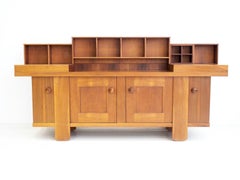 Silvio Coppola für Bernini Sideboard aus Nussbaumholz, Modell 602