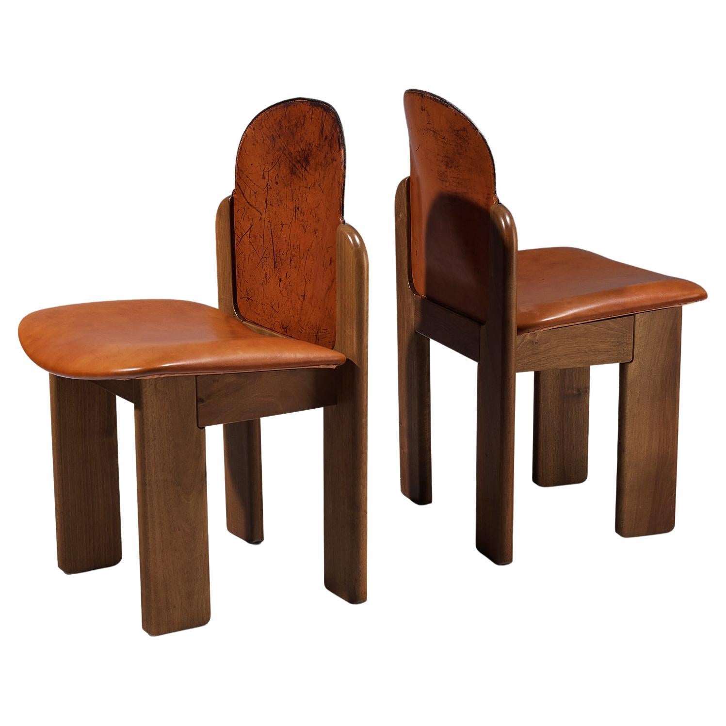 Silvio Coppola for Fratelli Montina Pair of Dining Chairs