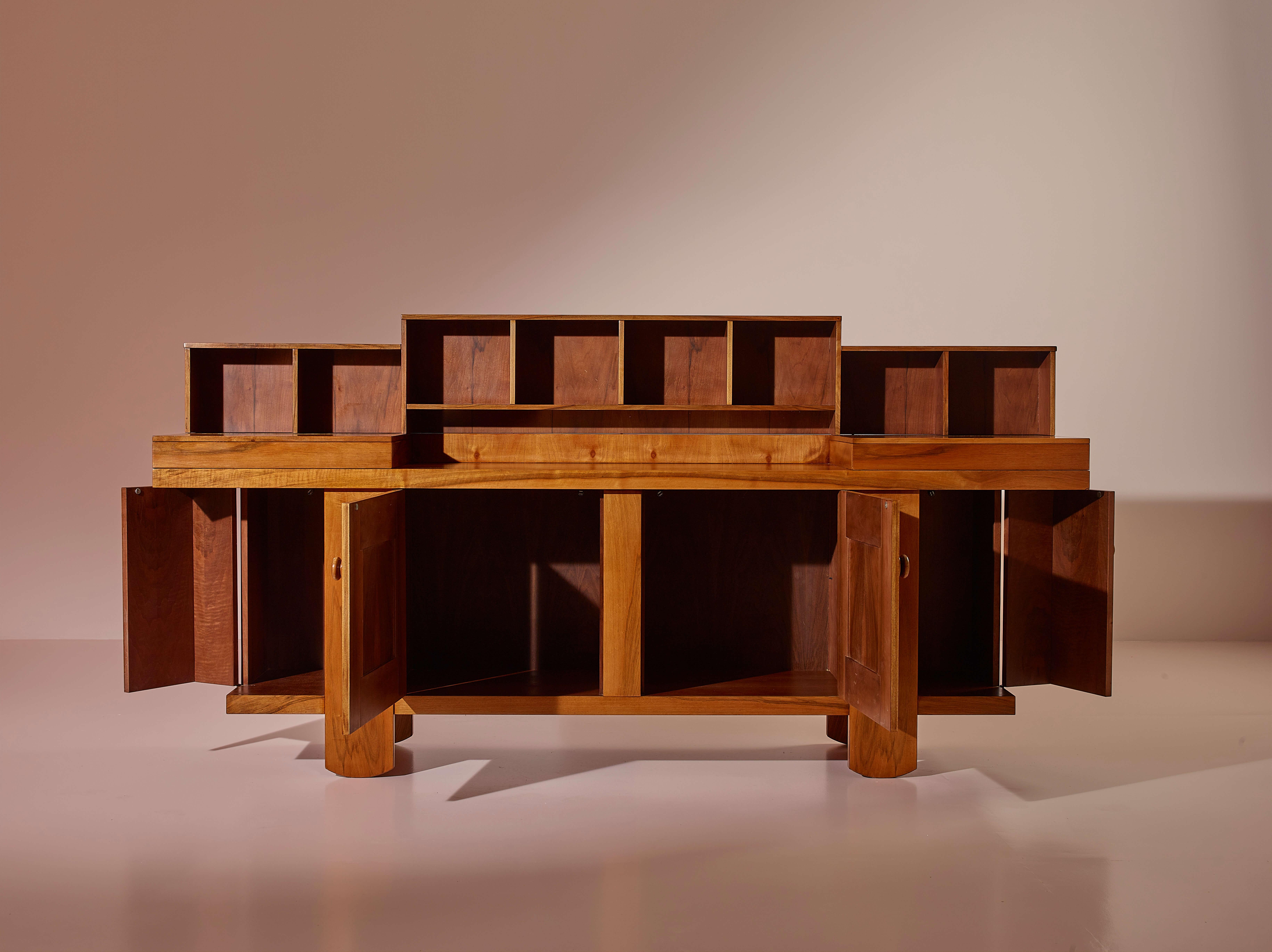 Mid-Century Modern Grande crédence Silvio Coppola de Bernini, Italie, années 1960