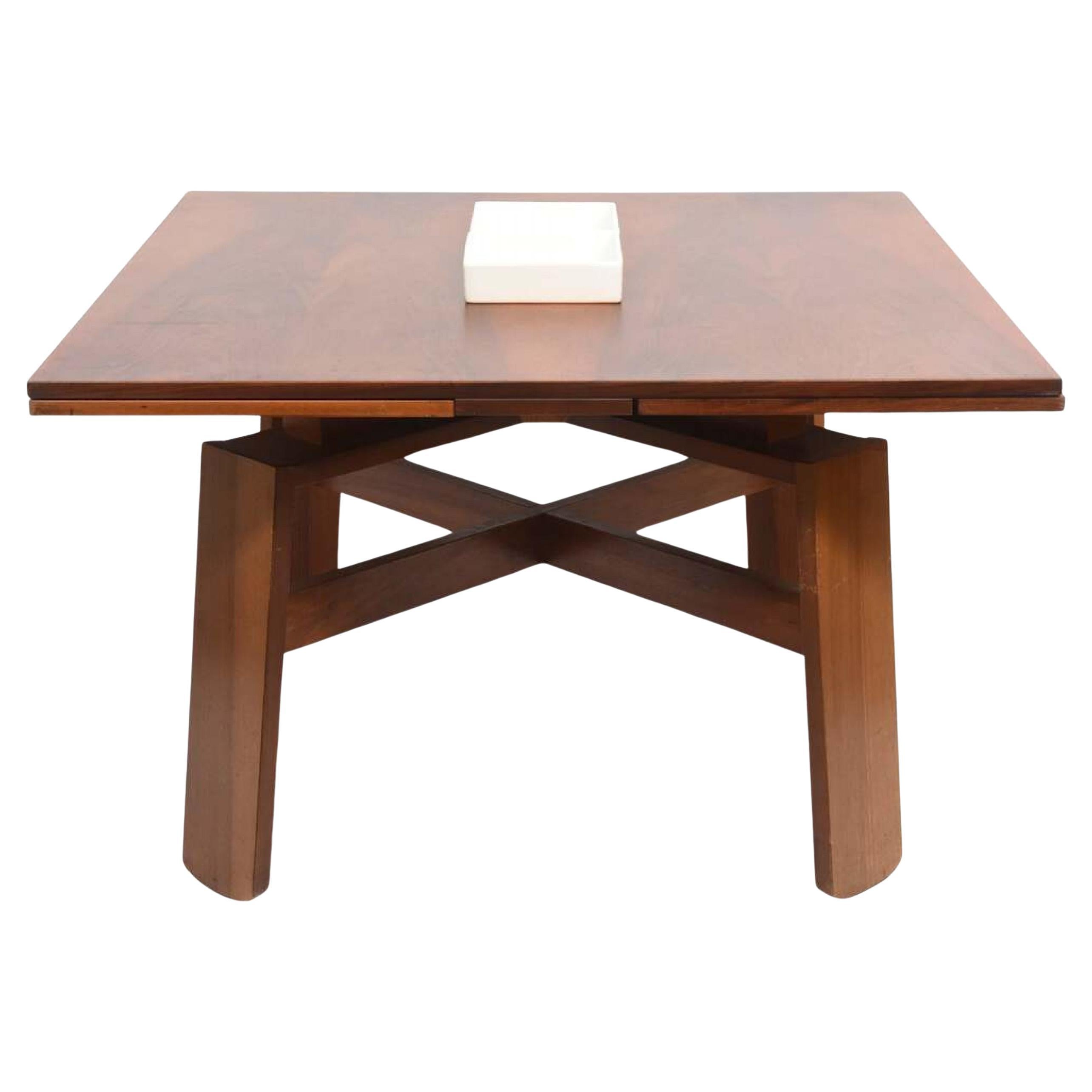 Silvio Coppola Midcentury Italian Modern Extension Dining Table For Sale