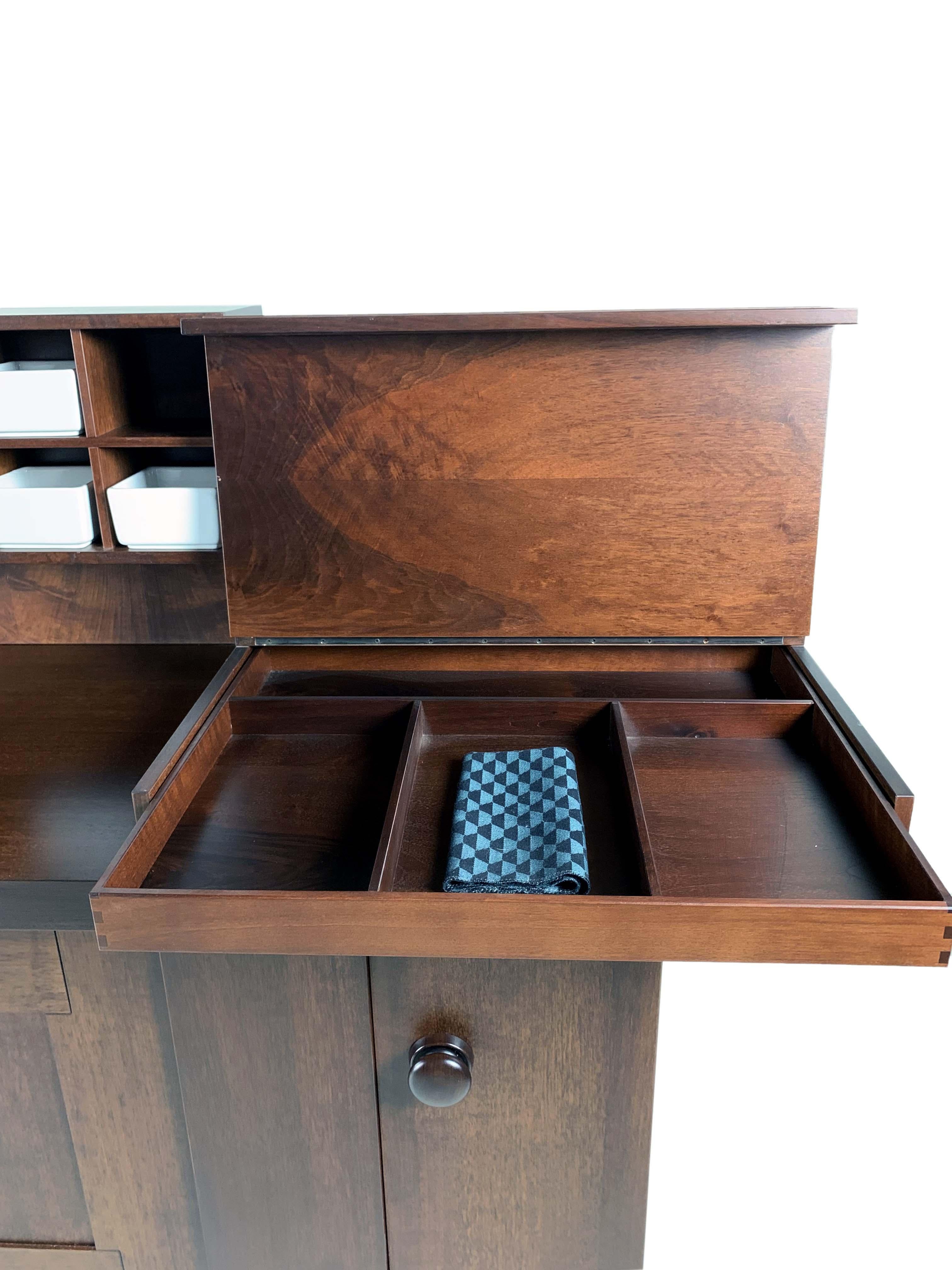 Italian Silvio Coppola, Pranzo cupboard for Bernini, 1964 in vendita