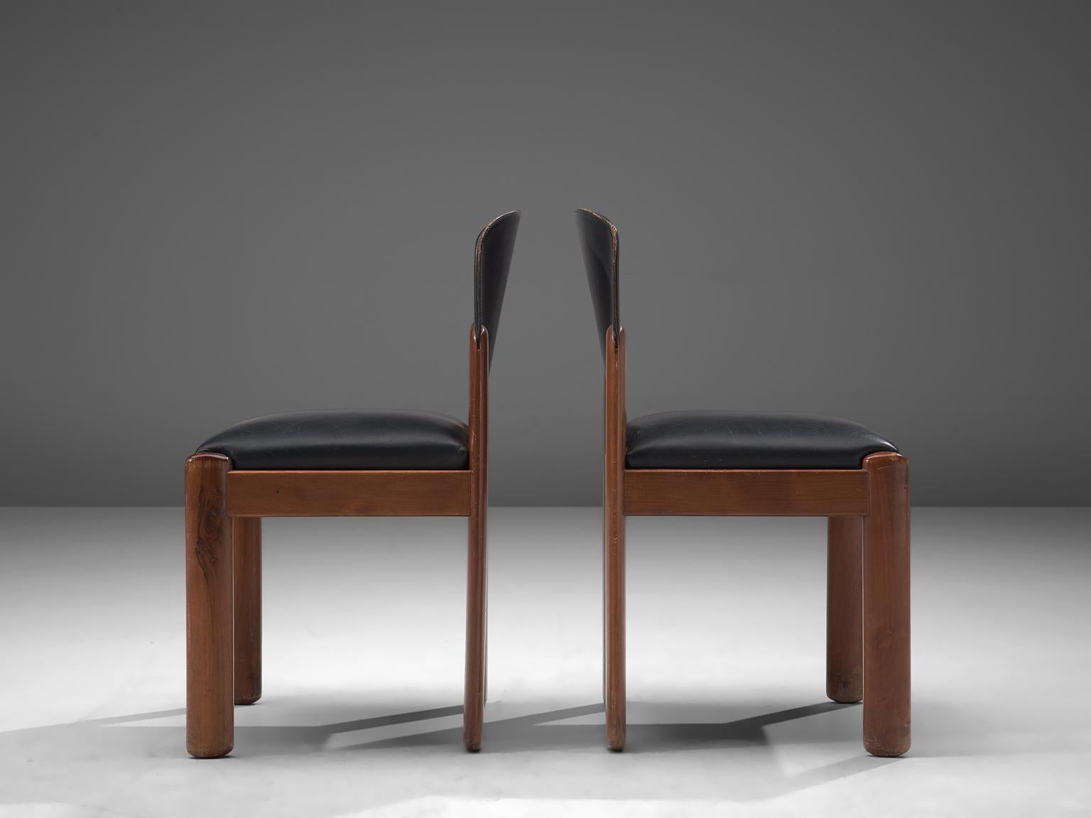 Mid-Century Modern Silvio Coppola Set of Six Dining Chairs