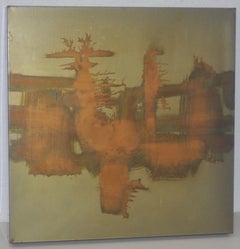 Silvio Giovenetti '20th c.' MCM Abstract Acid Etched Stainless Steel, circa 1971