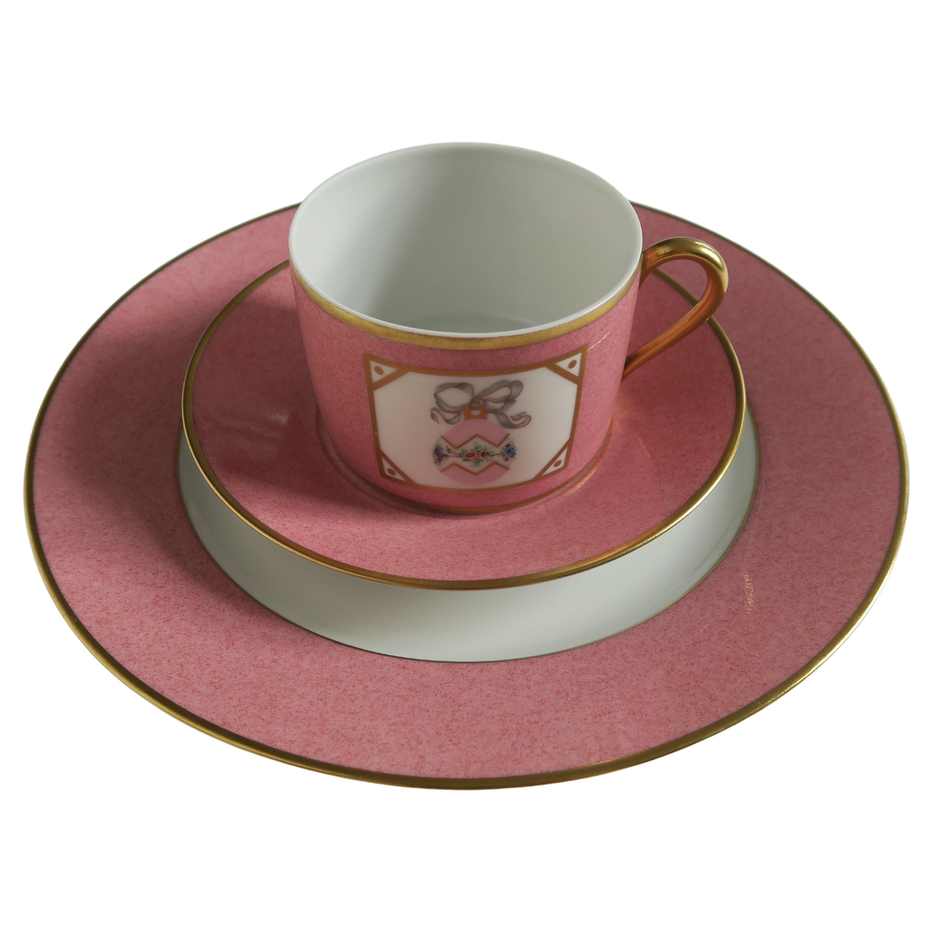 Silvita Gallienne for Puirforcat - Ensemble de plats en porcelaine de St. Petersbourg en vente